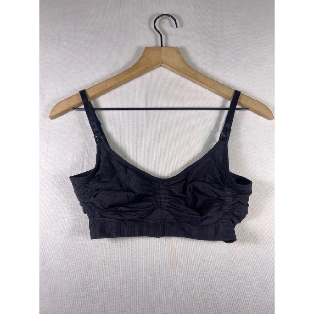 SKIMS Black Bra nursing maternity large xl